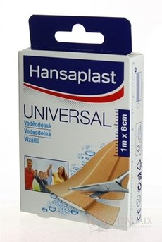 Hansaplast Universal Water resistant voděodolná náplast (6cmx1m) 1x1 ks