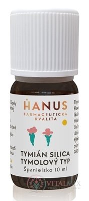 HANUS SILICA tymiánová ole 1x10 ml