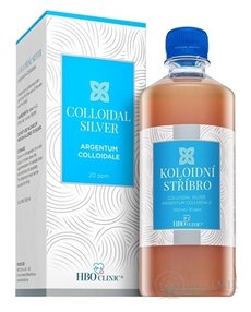 HBO Clinic koloidní stříbro hustota částic 20 ppm, 1x500 ml