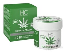 Health Culture Konopné mazání 10% s CBD krém 1x125 ml