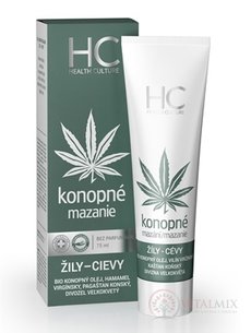 Health culture Konopné mazání ŽÍLY-CÉVY gel 1x75 ml