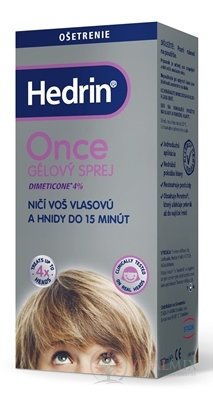 Hedrin ONCE SPRAY GEL proti vším a hnidám (inů. Obal 2018) 1x100 ml