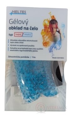 HELTES Gelový obklad na čelo hřejivý/chladivý 1x1 ks