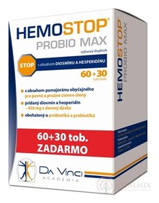HemoStop Probio Max - DA VINCI cps 60+30 zdarma (90 ks)
