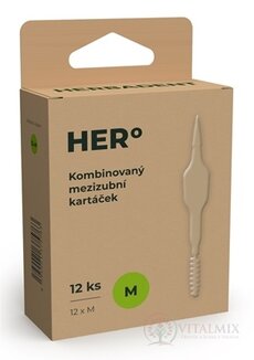 HERBADENT HERo Mezizubní kartáček M kombinovaný 1x12 ks