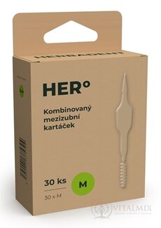 HERBADENT HERo Mezizubní kartáček M kombinovaný 1x30 ks