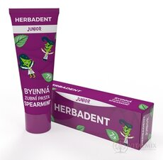 HERBADENT JUNIOR Bylinná zubní pasta SPEARMINT 1x75 g