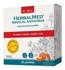HERBALMED MEDICAL - Dr.Weiss bylinné pastilky 1x20 ks