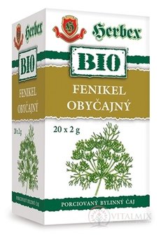 HERBEX BIO FENYKL OBECNÝ bylinný čaj 20x2 g (40 g)