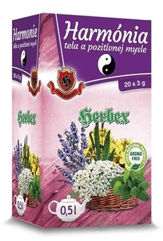 HERBEX HARMONIE těla a pozitivní mysli bylinná směs, čaj 20x3 g (60 g)