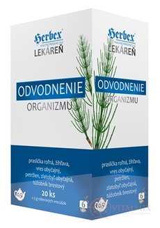 HERBEX Lékárna ODVODNĚNÍ organismu bylinná směs, čaj 20x3 g (60 g)