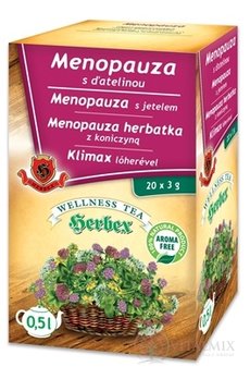 HERBEX MENOPAUZA s jetelem bylinná směs (wellness tea) 20x3 g (60 g)