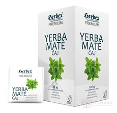 HERBEX Premium yerba mate ČAJ bylinná směs 20x1,5 g (30 g)