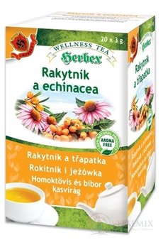 HERBEX Rakytník a echinacea bylinná směs (wellness tea) 20x3 g (60 g)