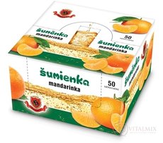 HERBEX šumienky MANDARINKA sáčky (po 10 g) šumivý nápoj v prášku s příchutí 1x50 ks