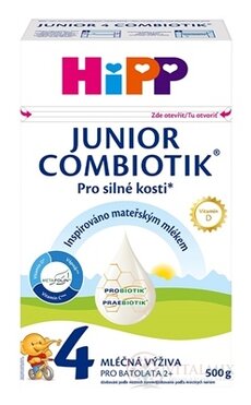 HiPP 4 JUNIOR COMBIOTIK (inov.2025) mléčná výživa pro batolata (od 2 let) 1x500 g