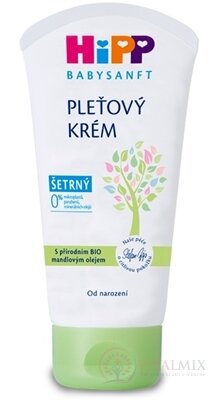 HiPP BABYSANFT Pleťový krém šetrný, s Bio mandlovým olejem (inov.09/2022) 1x75 ml