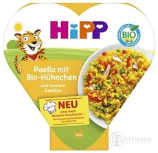 HiPP BIO Paella se zeleninou a kuřecím masem Neu zeleninově-masový příkrm v misce (od 1. roku)(inov. 2025) 1x250 g