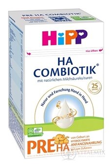 HiPP HA 1 COMBIOTIK, PRO HA (inov.2023) počáteční kojenecká výživa 1x600 g