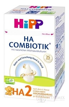 HiPP HA 2 COMBIOTIK (inov.2023) následná mléčná kojenecká výživa (od 6. měsíce) 1x600 g
