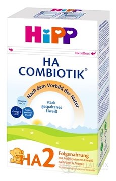 HiPP HA 2 Combiotik (inů. 2019) následná kojenců. výživa (od ukonč. 6. měsíce) 1x500 g
