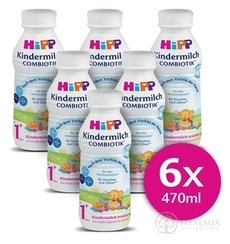 HIPP Junior Combiotik 1+ nápoj s mlékem pro batolata (od 1 roku) 6x470 ml (2820 ml)