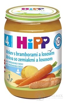 HiPP Mrkev s bramborami a lososem příkrm (od ukonč. 4.-6. měsíce) 1x190 g