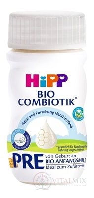 HiPP PRO BIO Combiotik (inov.2021) tekutý počáteční mléčný kojenec. výživa 24x90 ml