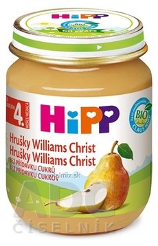 HiPP Příkrm ovocný Hrušky Wiliams-Christ (od ukonč. 4. měsíce) 1x125 g