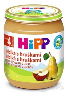 HiPP Příkrm ovocný Jablka s hruškami (od ukonč. 4. měsíce) 1x125 g