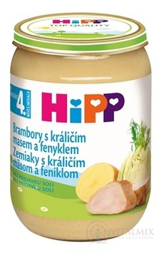 HiPP Příkrm Brambory s králičím masem a fenyklem Baby menu (od ukonč. 4. měsíce) 1x190 g