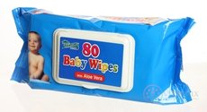 HYGIENICKÉ UTĚRKY BABY WIPES S ALOE vlhčené ubrousky 1x80 ks