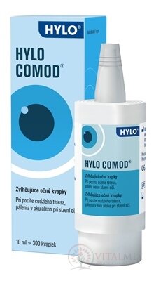 HYLO COMOD zvlhčující oční kapky 1x10 ml