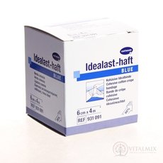 Idealast COLOR Cohesive obinadlo elastické krátkotažné, modré (6cmx4m) 1x1 ks