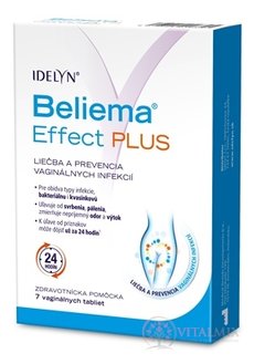 Idelyn Beliema Effect PLUS tablety vaginální 1x7 ks