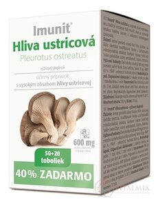 Imunit HLÍVA ústřičná cps 50 + 20 zdarma (70 ks)