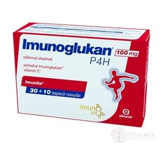 Imunoglukan P4H 100 mg cps (inov. 2021, imunoklub) 30+10 navíc (40 ks)