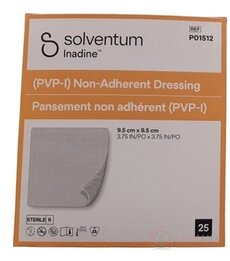 INADINE Povidone Iodine neadhezivní krytí (9,5x9,5 cm) 1ks