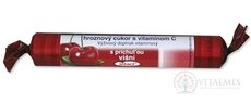 INTACT HROZNOVÝ CUKR s vitamínem C s příchutí višní (pastilky v roli) 1x40g