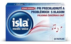 ISLA MEDIC voice pastilky, třešňová příchuť 1x20 ks