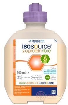 ISOSOURCE 2.0 Protein Fibre neutrální příchuť 12x500 ml (6000 ml)