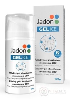 Jadon GEL ICE chladivý gel s kostivalem, mentolem a CBD 1x100 g
