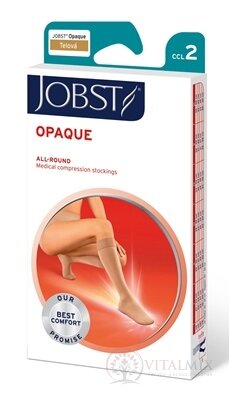 JOBST OPAQUE kompresivní lýtkové punčochy II.KT, s otevřenou špičkou, tělové, vel. S IV., 1x1 pár