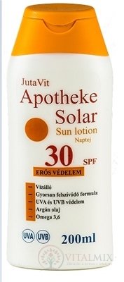 JutaVit Apotheke Solar Sun lotion 30 SPF opalovací mléko 1x200 ml