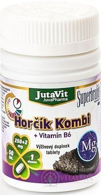 JutaVit Hořčík kombi + vitamín B6 tbl 1x50 ks