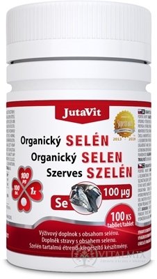 JutaVit Organický Selen 100 mikrogramů tbl 1x100 ks