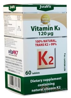 JutaVit Vitamin K2 přírodní 120 mikrogramů tbl 1x60 ks