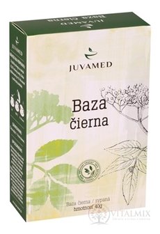 JUVAMED BAZA ČERNÁ - KVĚT bylinný čaj sypaný 1x40 g