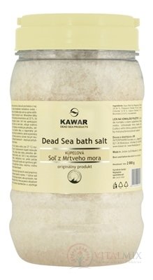 Kawar SŮL Z MRTVÉHO MOŘE koupelová sůl 1x2000 g