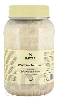 Kawar SŮL Z MRTVÉHO MOŘE koupelová sůl 1x3000 g